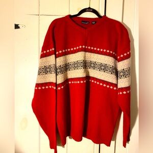 Classic! Weatherwear Clothing Co. unique warm winter sweater size large